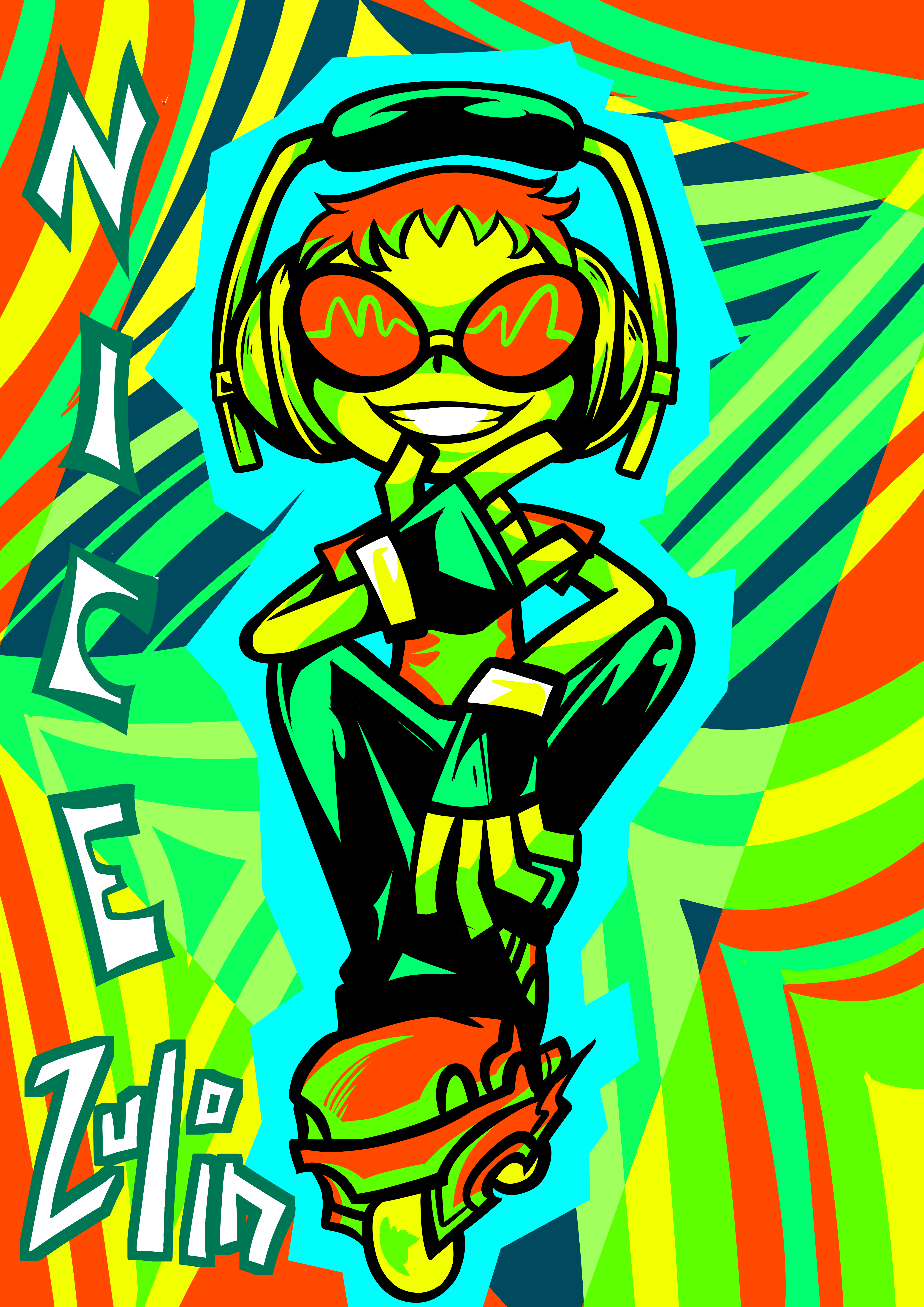 Beat Jet Set Radio Zulin Illustrations ART street