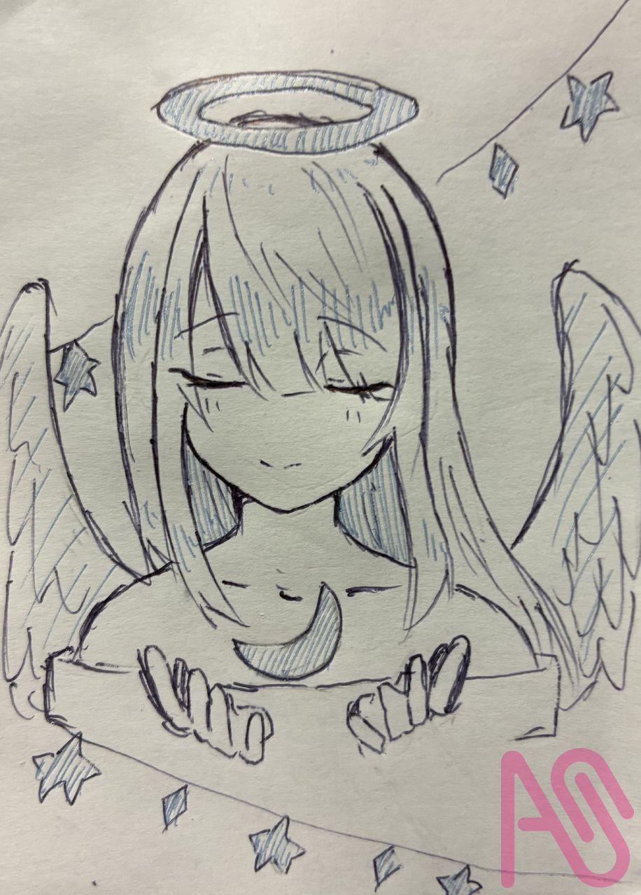 OC Illust of rin*#お味噌汁崇拝 ボールペン oc analog