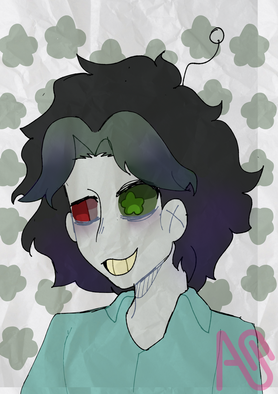 Visx (Gift for someone on DA) Illust of Totally_not_YveNRen doodle art cute oc Gift longhair giftart cartoony