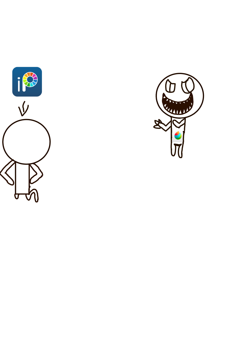 ibis paint x vs bedibang paint luca10022 Illustrations ART street