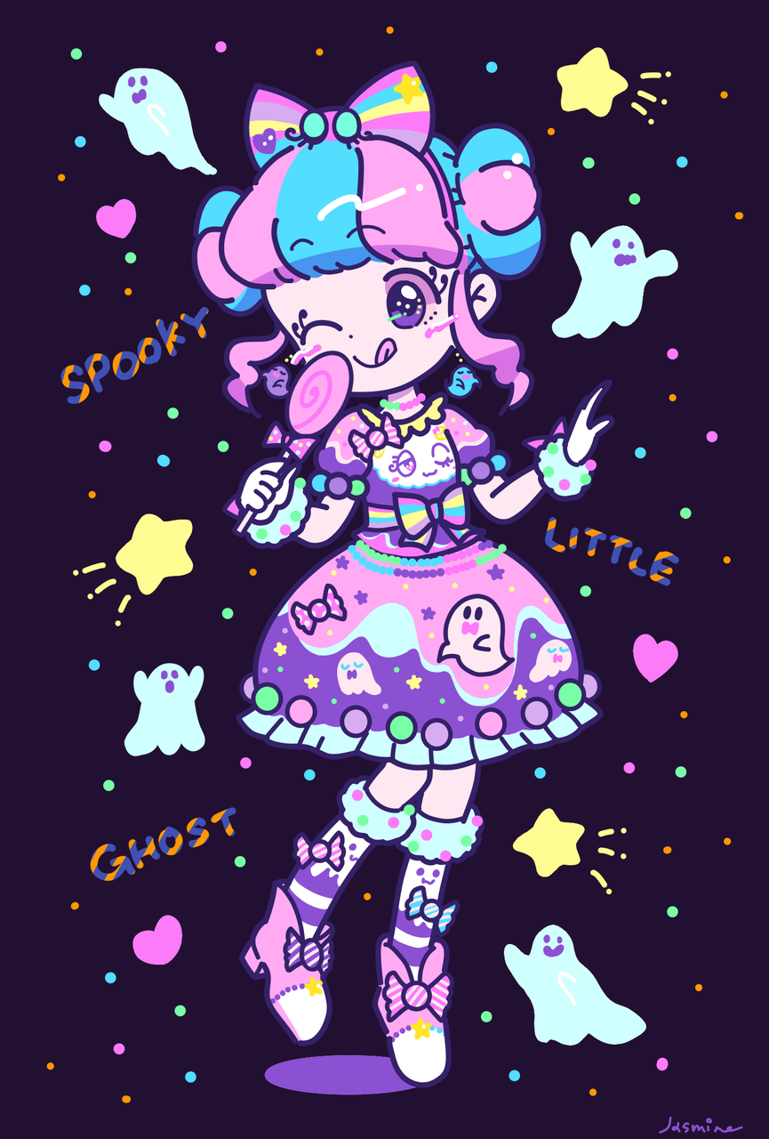 スプーキーリトルゴースト きららちゃん Jasmine 插畫 Art Street