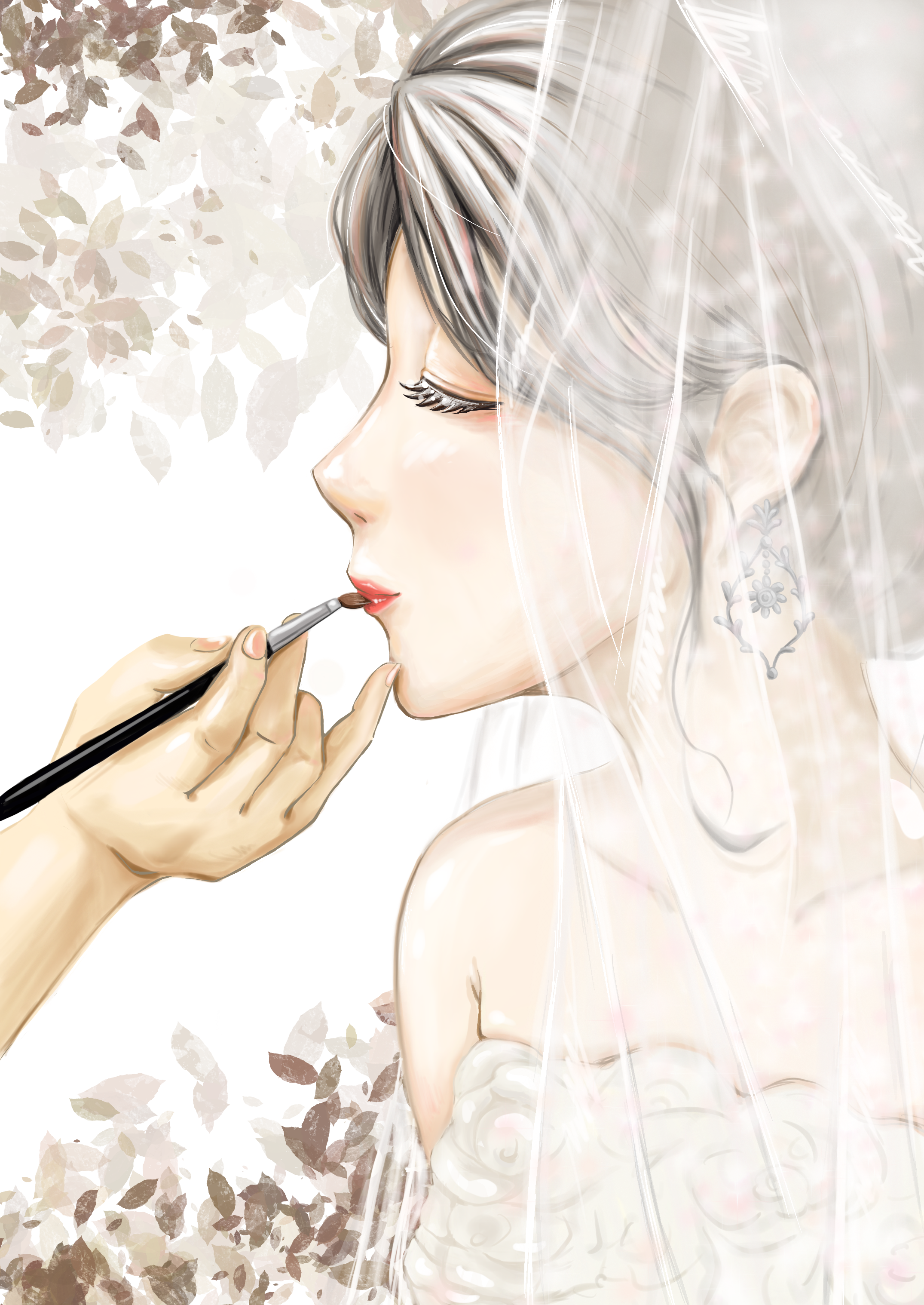 人生で最も美しい横顔 いちご イラスト Art Street アートストリート