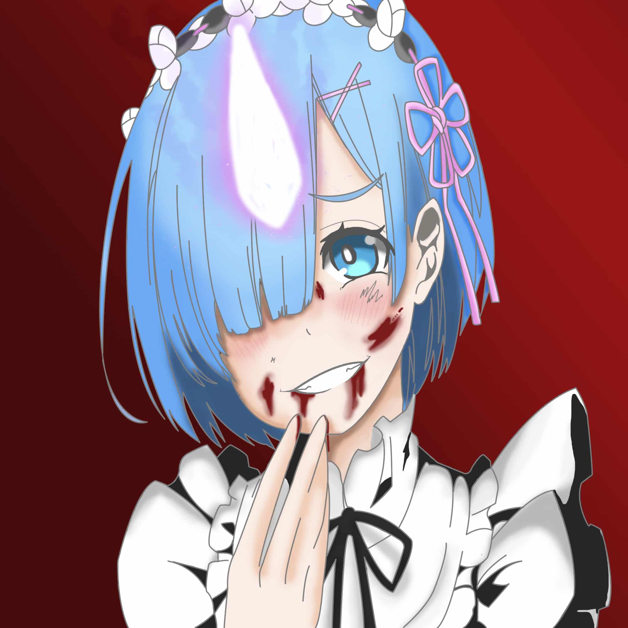 Re.ZERO【REM】イラスト Re:ゼロから始める異世界生活 雷姆 - 纸折伞のイラスト - pixiv