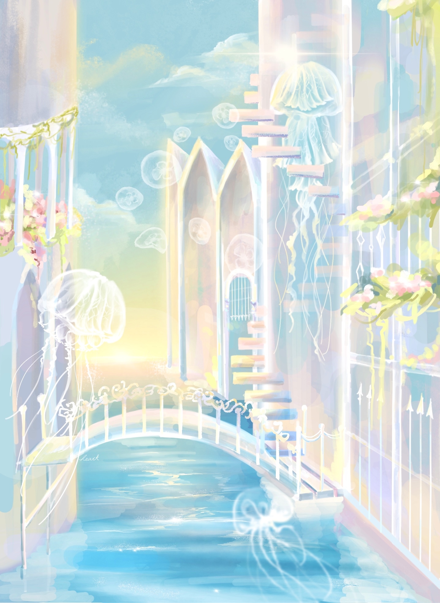 幻の城 KoKoRo - イラスト ART street (アートストリート)