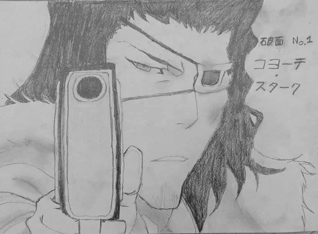 ブリーチBLEACH コヨーテ·スターク ガレージキッド フィギュア 透明版