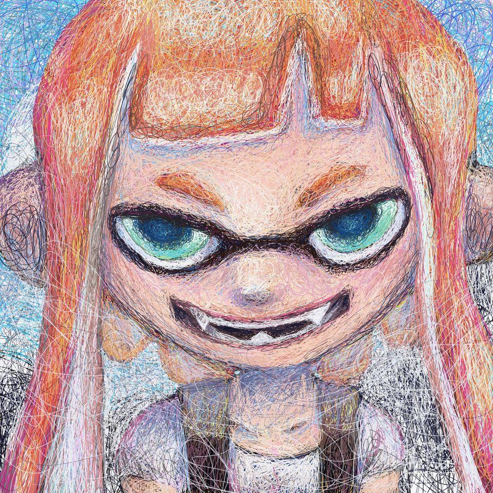 久々にスプラトゥーン3やったから唐突にイカちゃん描いてみたくなった Illust of ABTOP fanfic girl fanart kawaii Splatoon イカちゃん procreate Splatoon3