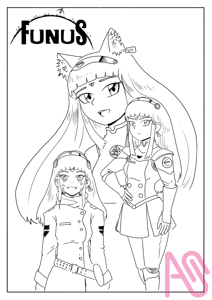 otra ilustracion de five Illust of poroniel-33 illustration original color diseño personajes