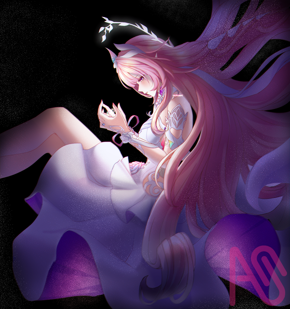 Cyrene Illust of Shiori Yumeoji pink art anime purple animegirl honkaistarrail elysia