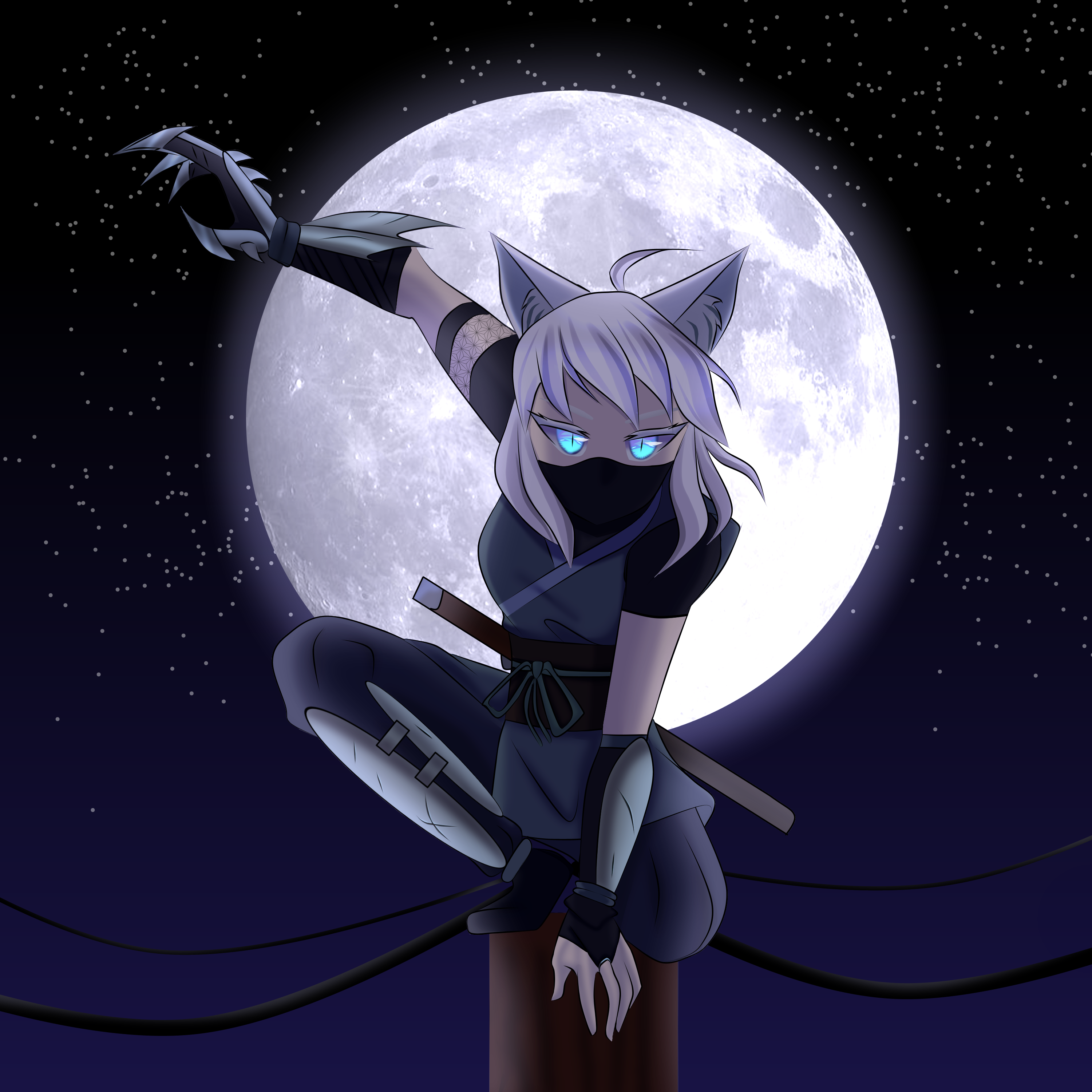 Neko Kunoichi EFR4INZ - Illustrations ART street