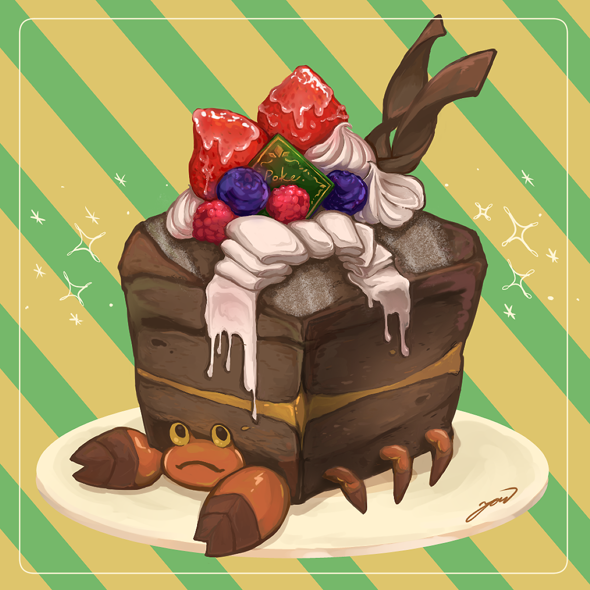 イワパレスイーツチョコケーキ 空木 ヨウ イラスト Art Street アートストリート