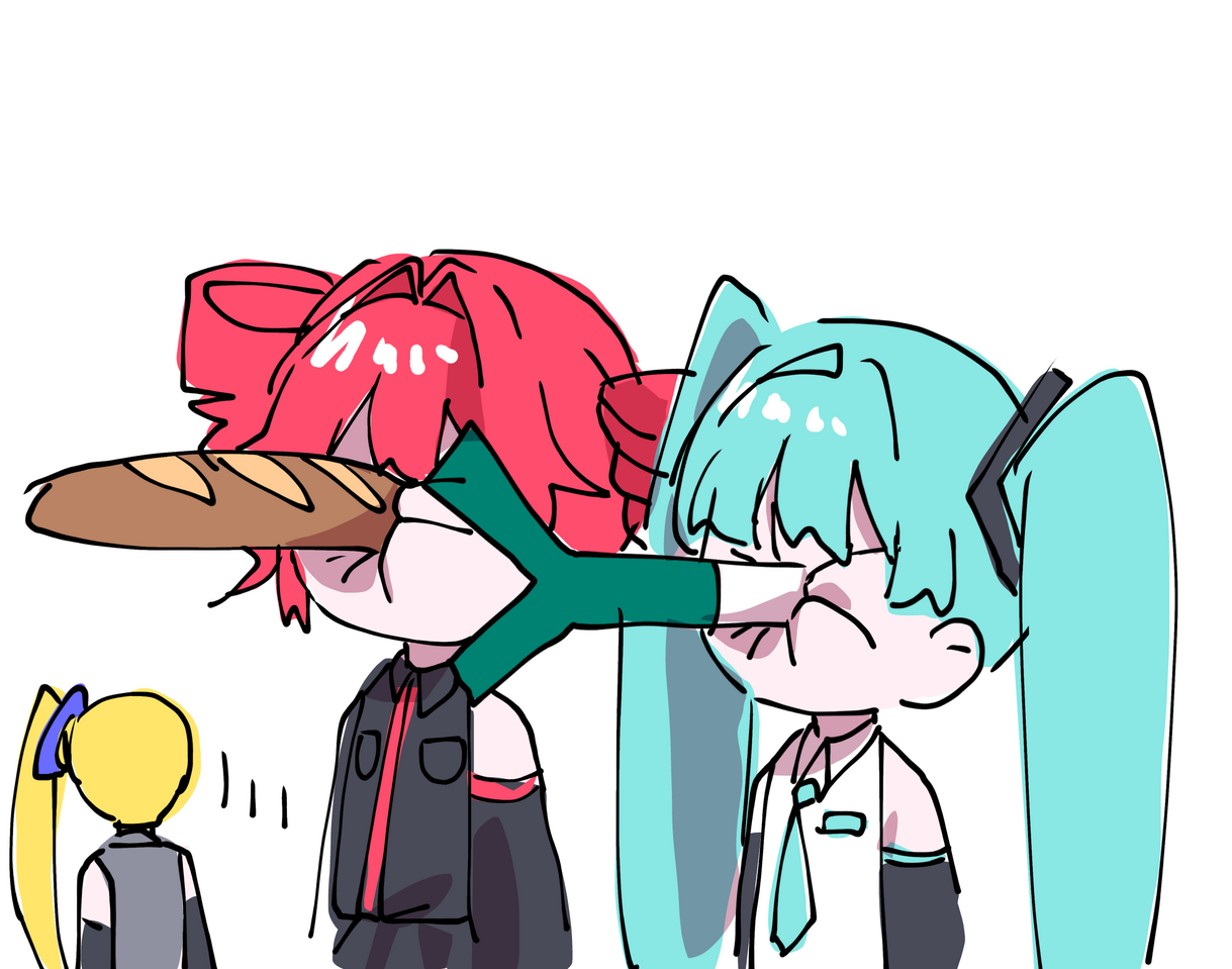 Illust of Biles fanfic girl hatsunemiku VOCALOID cute kawaii 重音テト ibispaint 亜北ネル