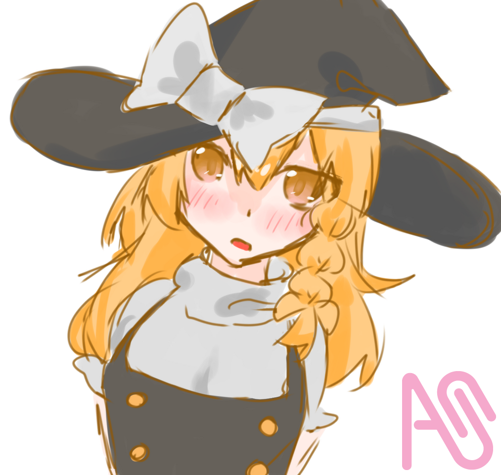お〜ね〜が〜いな〜の〜ぜ〜 Illust of 描猫 檸檬  〜5月1日まで代選中〜 illustration Marisa_Kirisame Touhou_Project まりちゃ