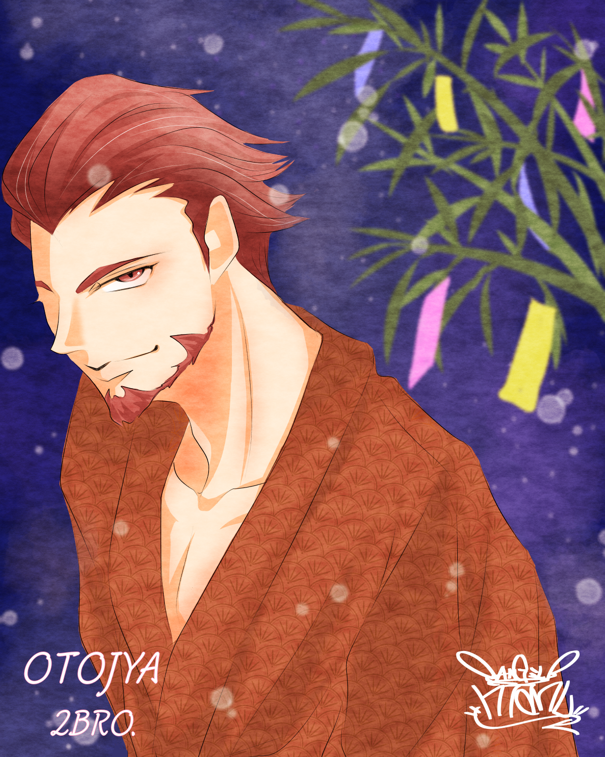 2bro 七夕と夏祭り Manu イラスト Art Street アートストリート