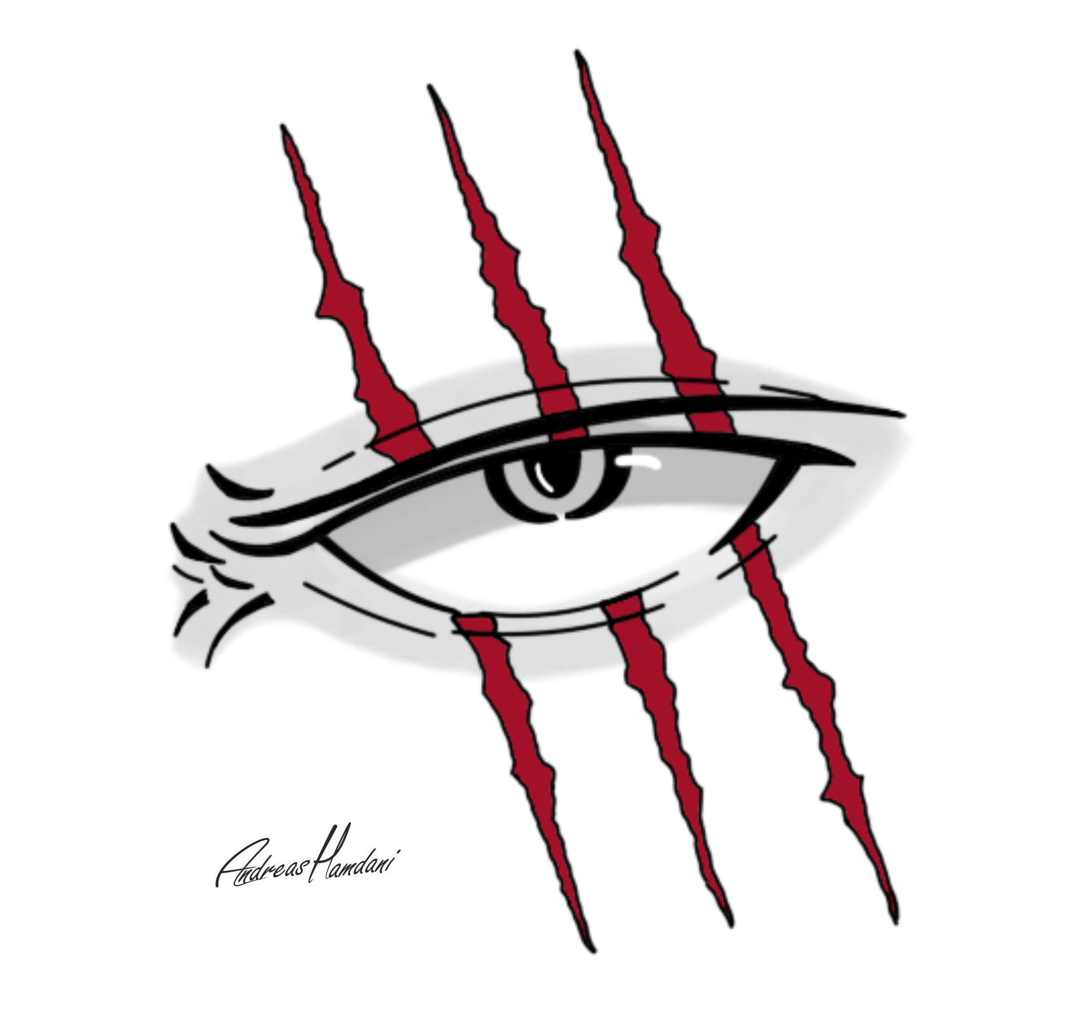 Shanks Eye andreashamdani Illustrations ART street