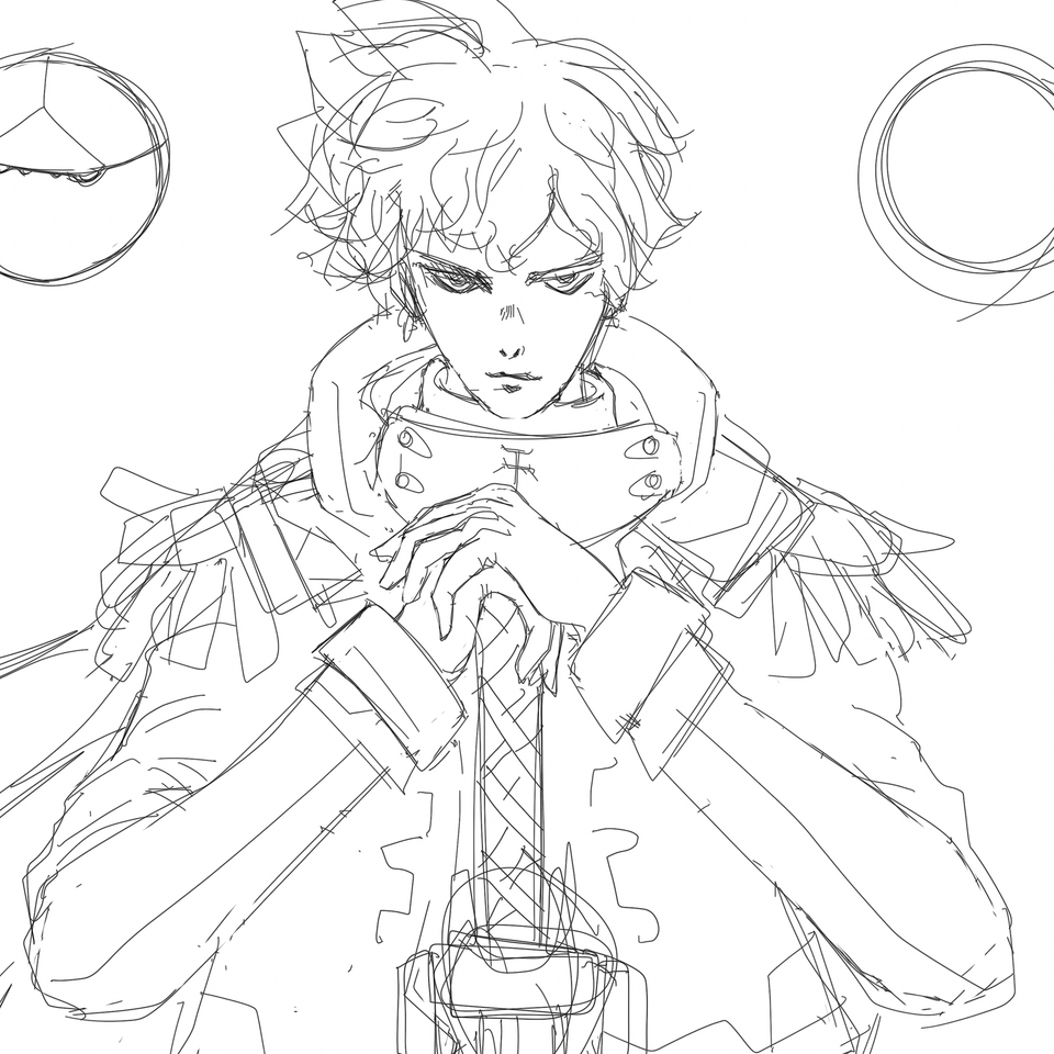 最後になにか Illust of tech 騎士 illustration original oc design characterdesign ロード 拡張身体