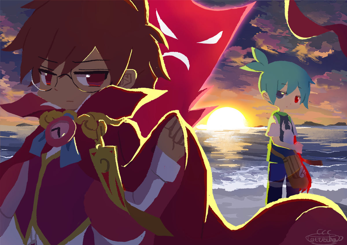 日没 ラテ茶 Illustrations Art Street