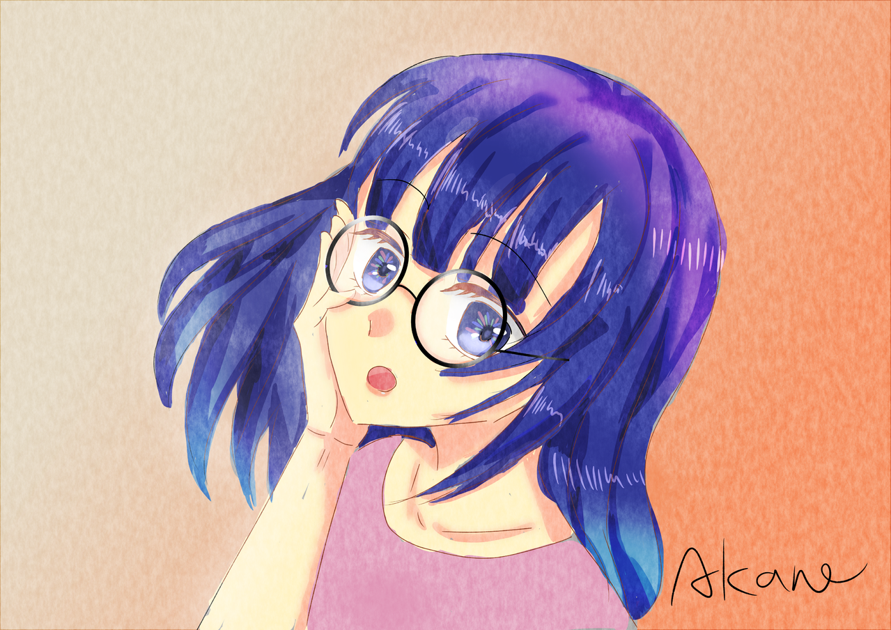 這副眼鏡如何呢 Akane安妮茜 Illustrations Art Street