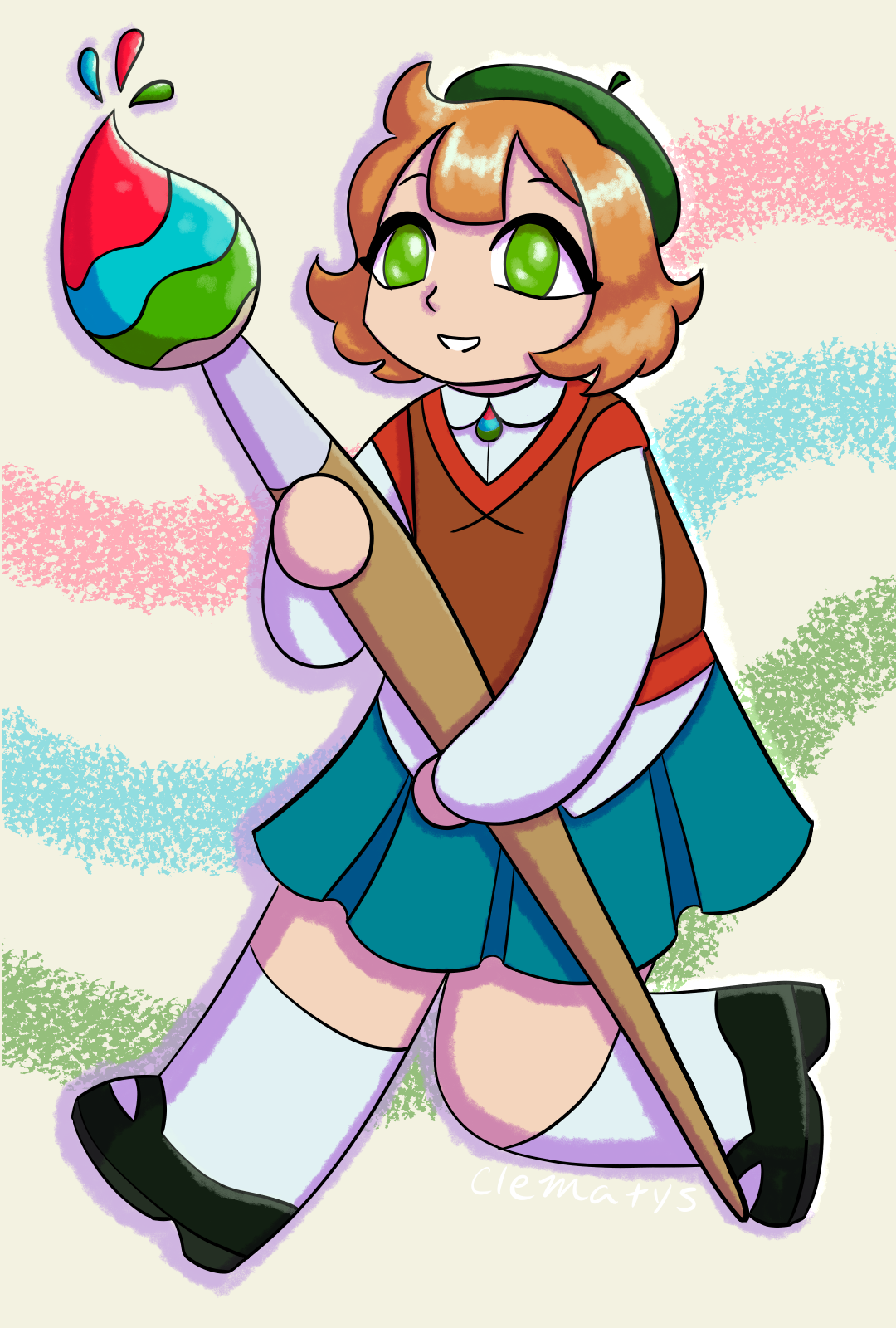 MediBang Mascot - Art Student clematys - Illustrations ART street