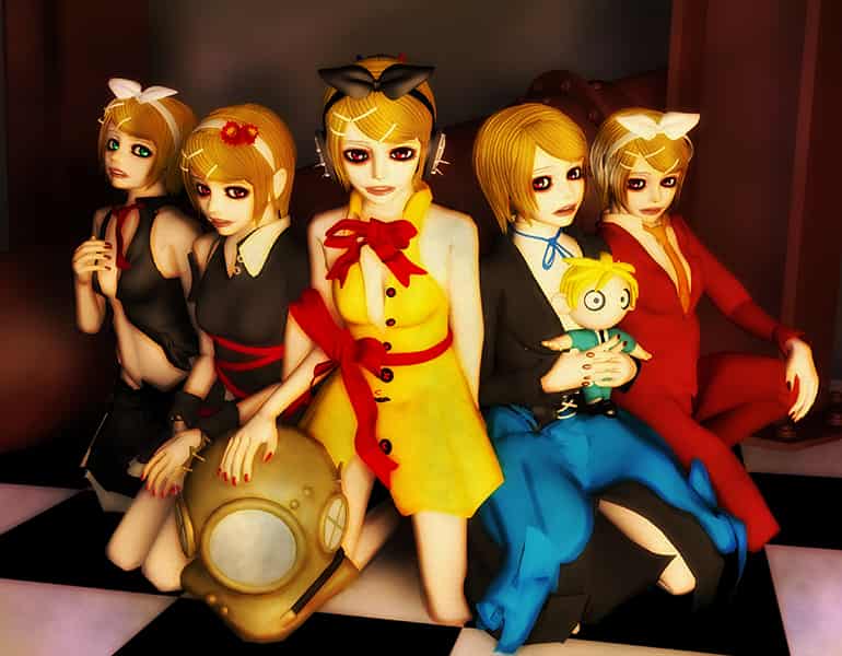 鏡音リンレン１０周年 へちこ イラスト Art Street アートストリート