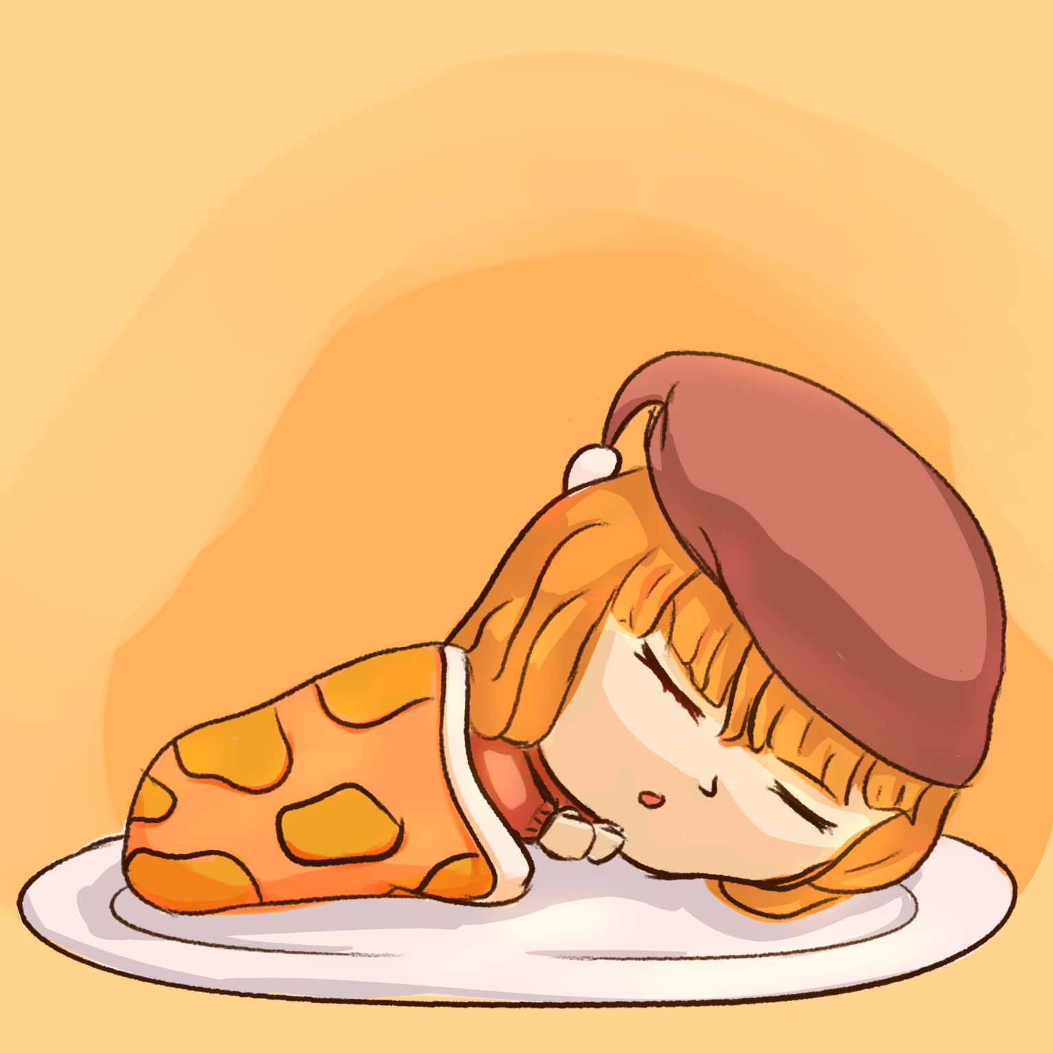 Chibi Pineapple Bun H0丨Rac9 Illustrations ART street