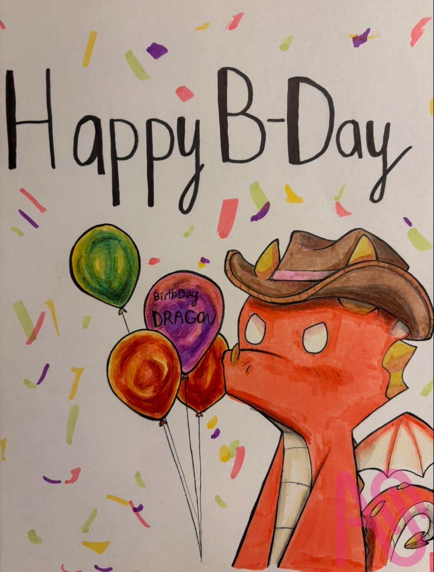 Birthday dragon!! Illust of xSwift_Snow dragon birthday