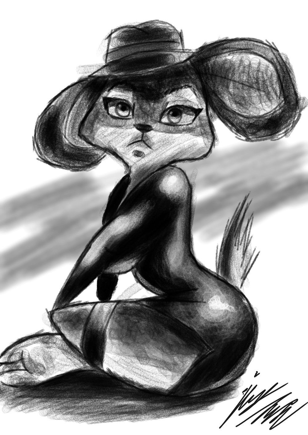Judy Pin Up Tigerart54 イラスト Art Street アートストリート