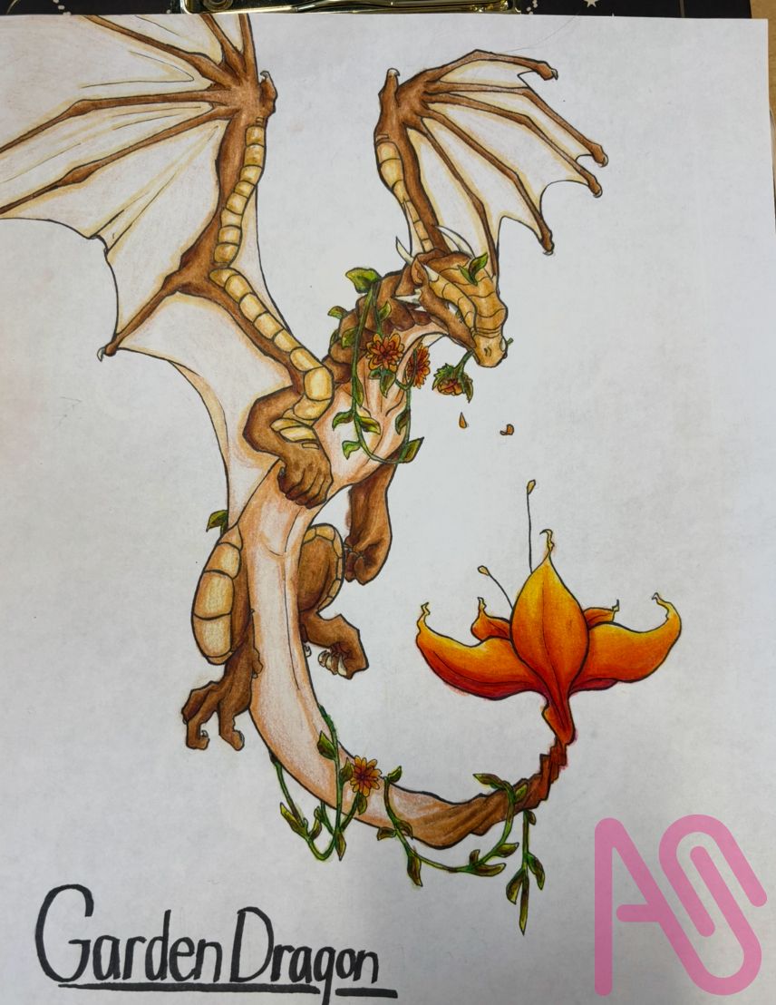 Garden dragon Illust of xSwift_Snow dragon