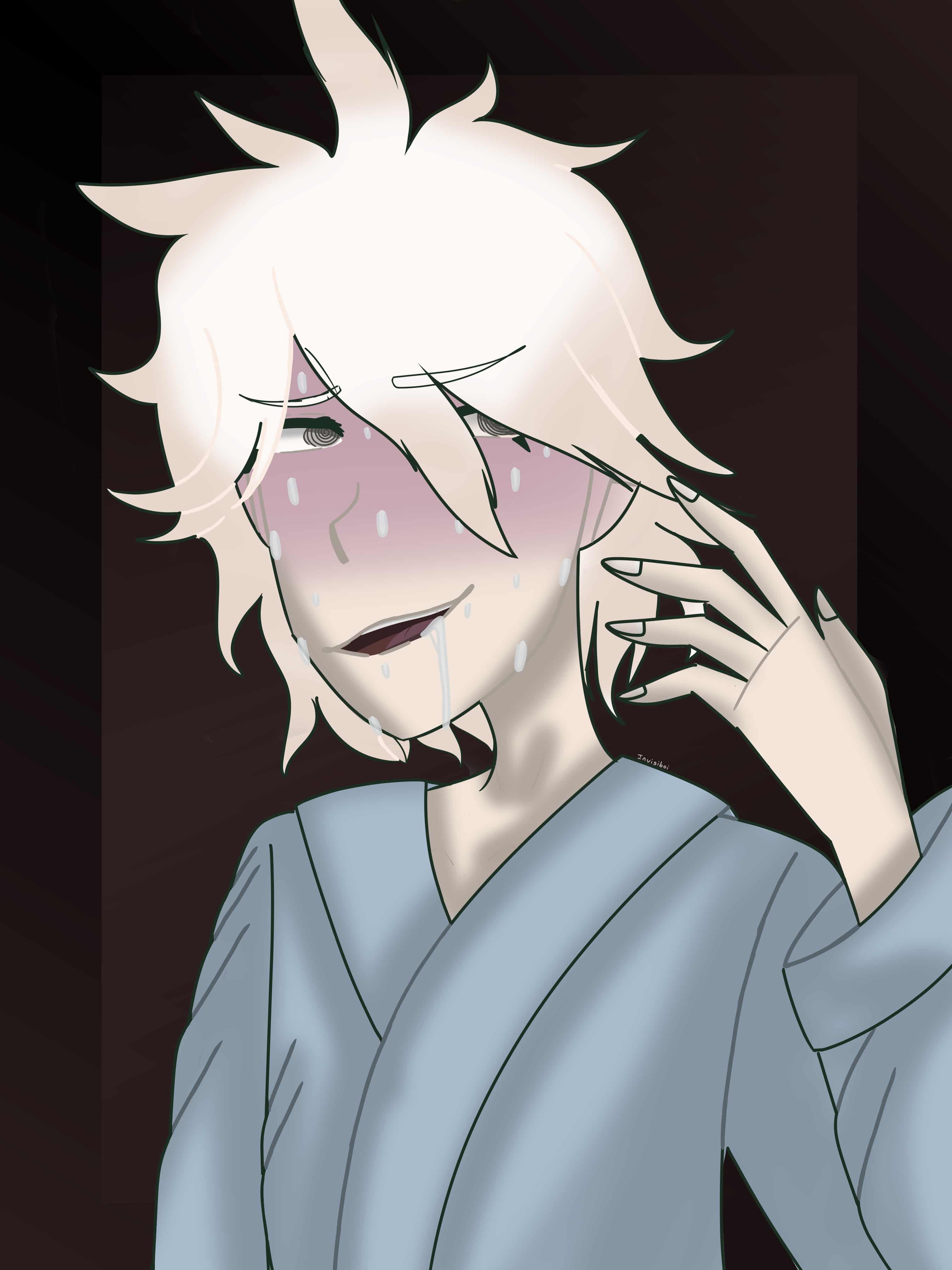 Dispair illness Nagito Komaeda 💉 spicycheez Illustrations ART street