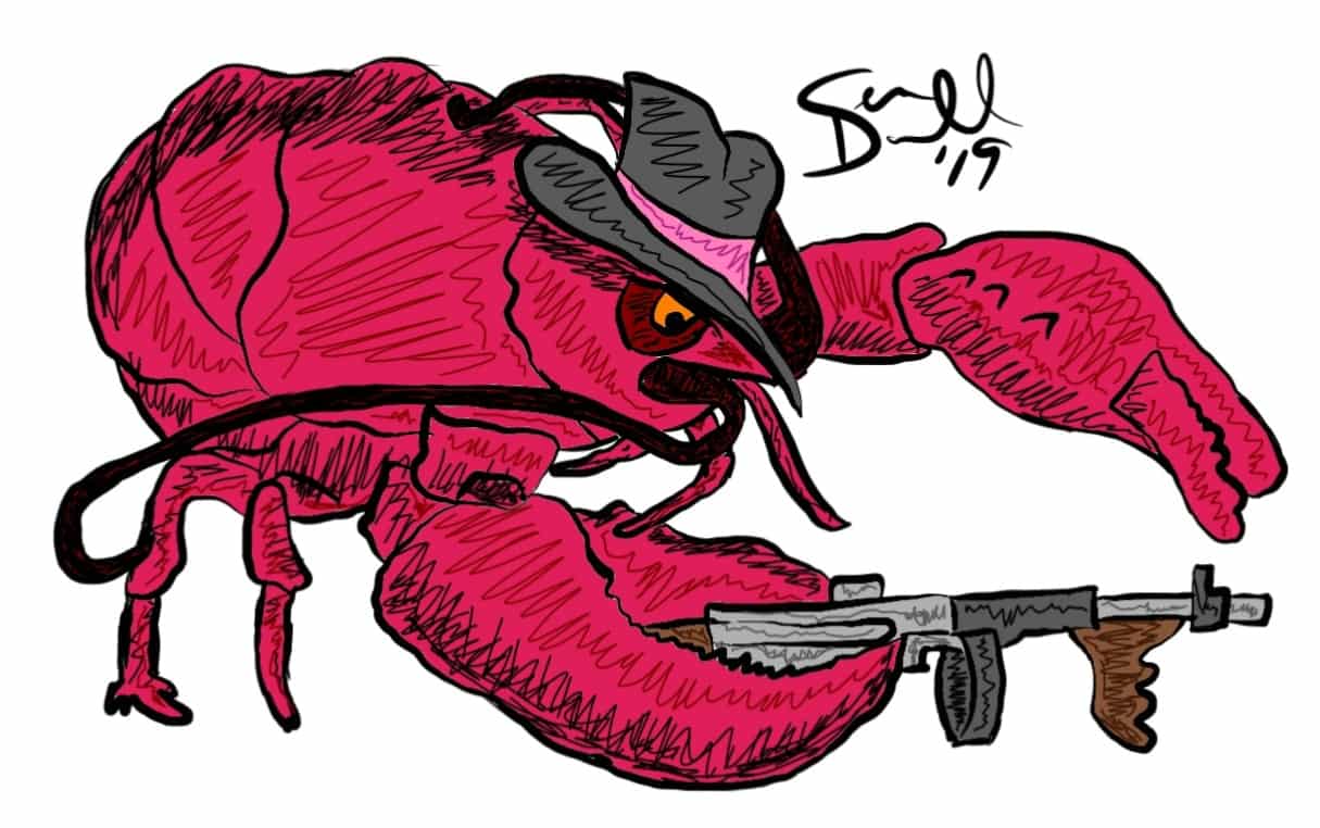 Lobster Mobster SeanDart Illustrations ART street