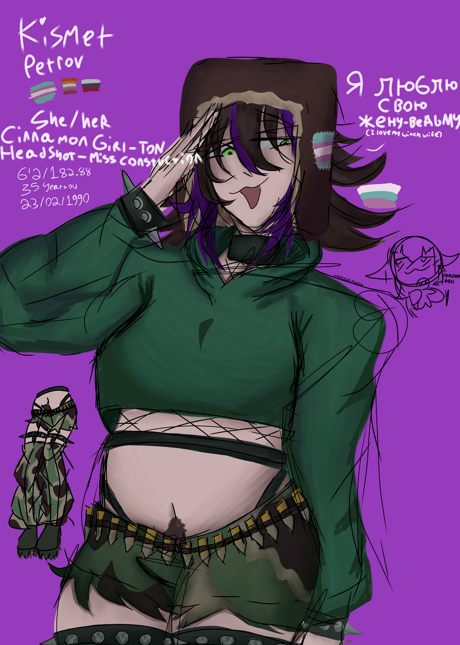 KISMET PETROV Illust of WHORROR (Hole Version) anime medibangpaint digital oc animegirl Idk Gay animestyle ibispaint wifey