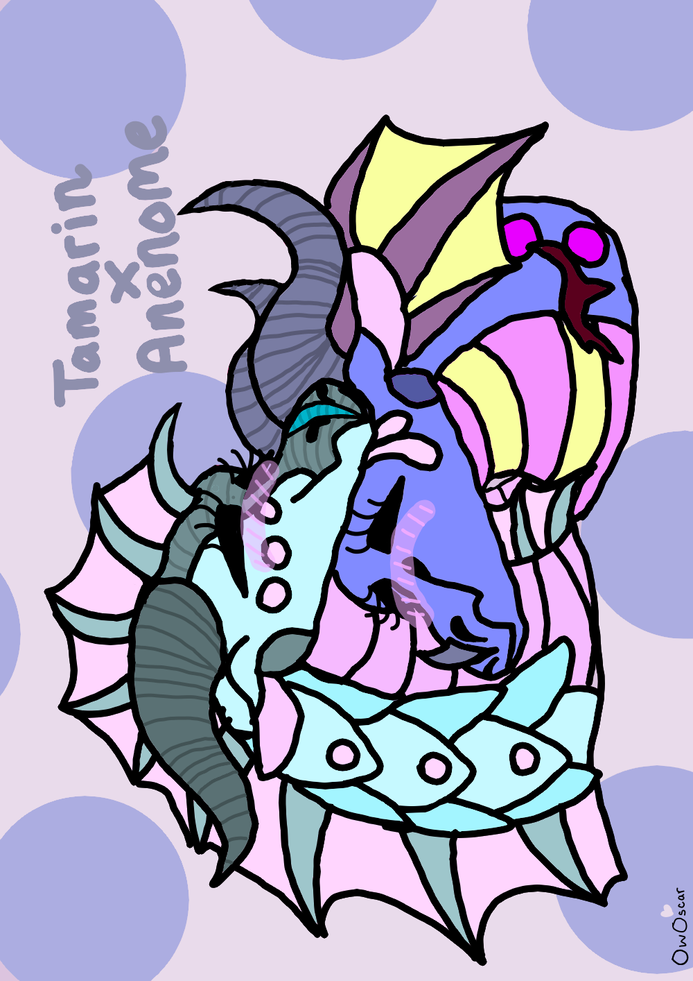 Tamarin x Anemone (WoF) moth child Illustrations ART street