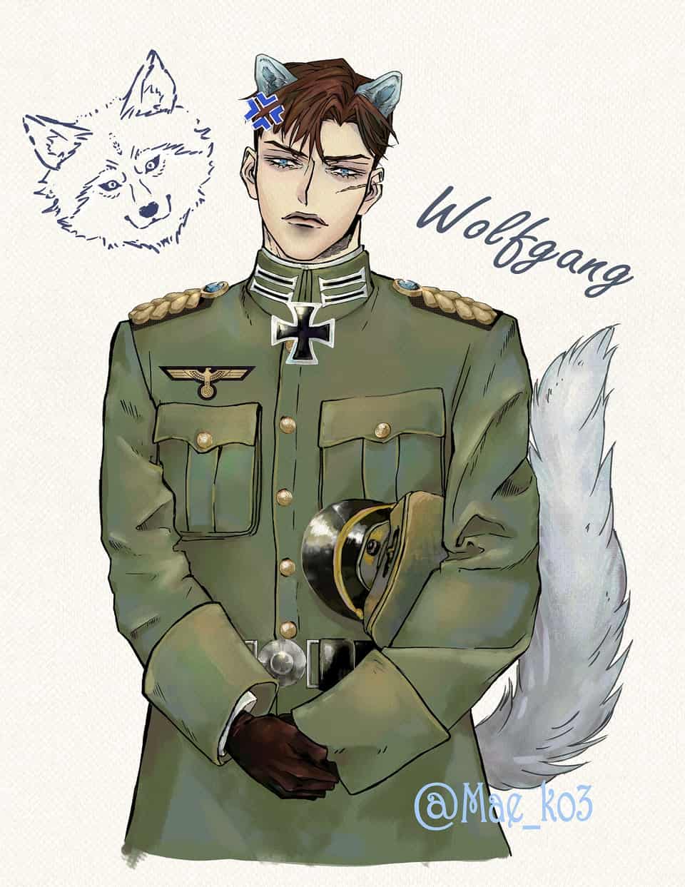 Oc German Soldier Mae Ko3 イラスト Art Street アートストリート