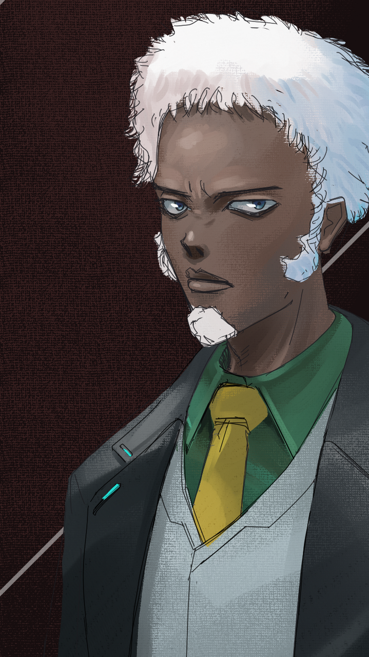 広告F Illust of てっく sci-fi 近未来 illustration original oc ninja design handsome