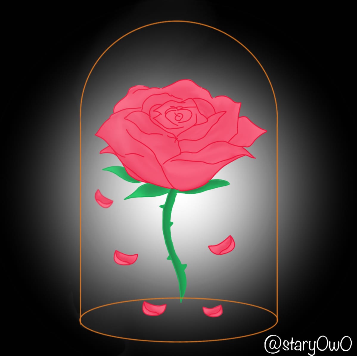 玫瑰花 雨雪霏霏 イラスト Art Street アートストリート