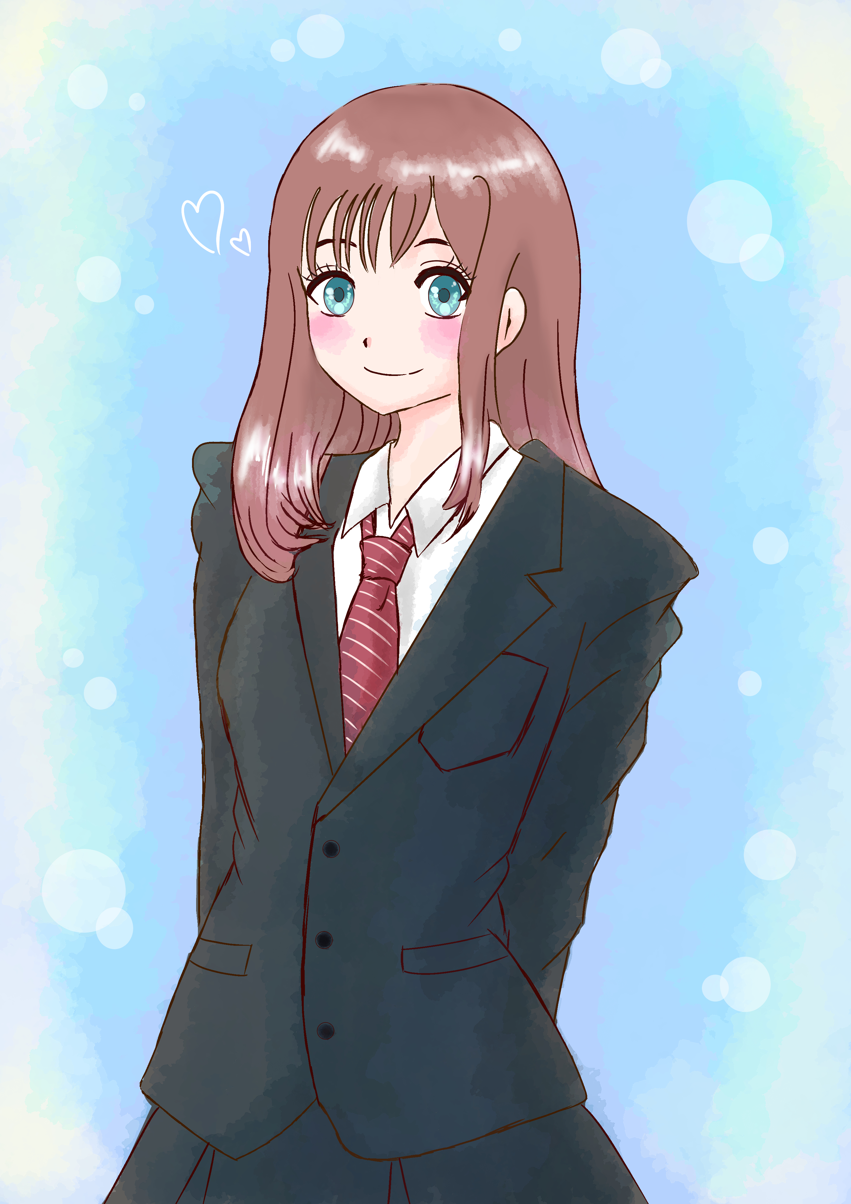 清楚系jk かっこいいネクタイブレザー Mimipon イラスト Art Street アートストリート