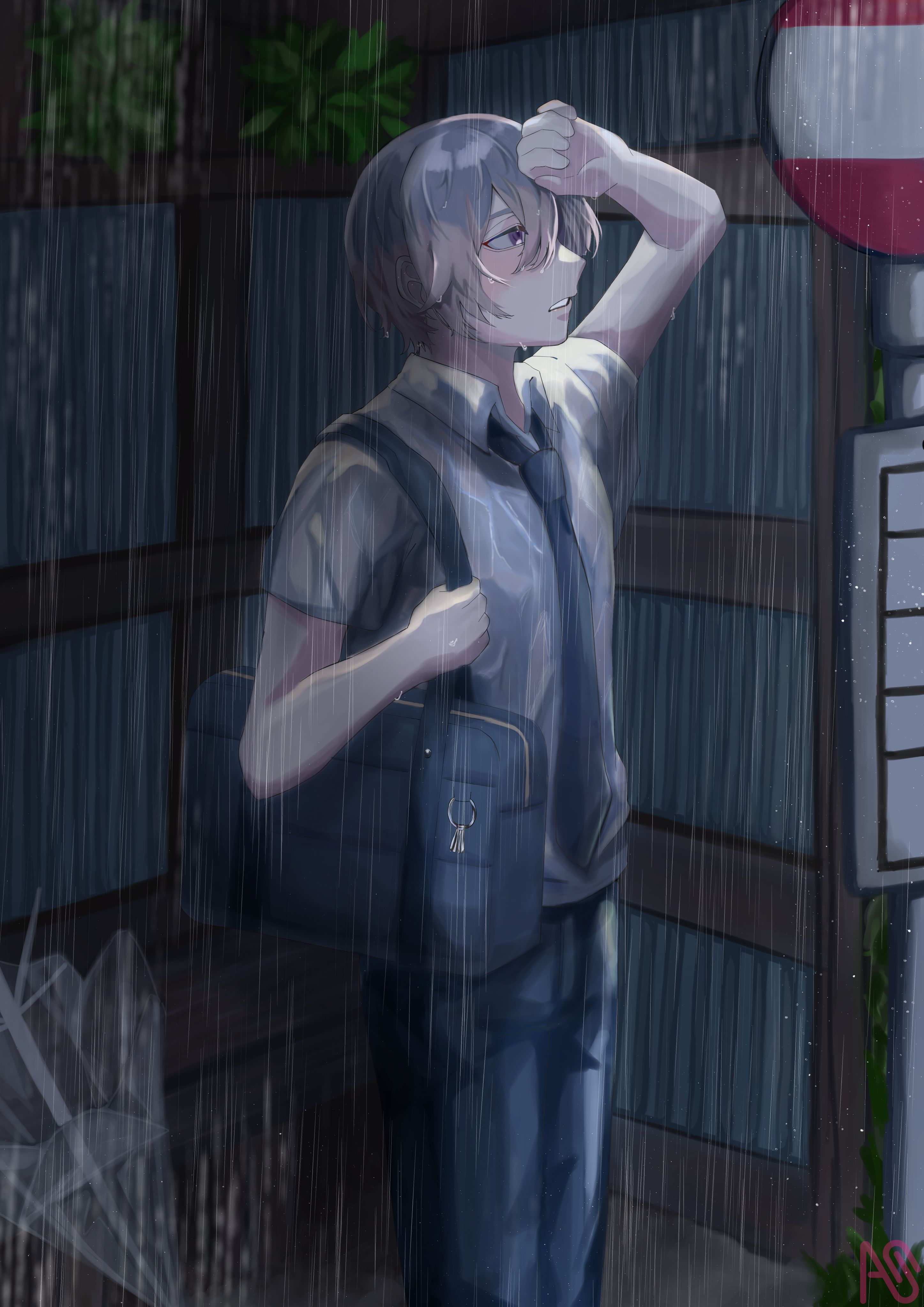 雨宿り とにやま。 - Illustrations ART street