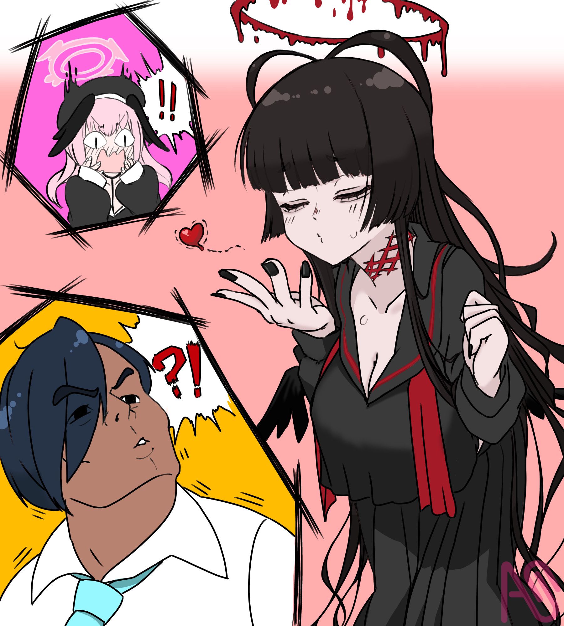 剣先ツルギ、全力全開のセクシー攻撃 fra - Illustrations ART street