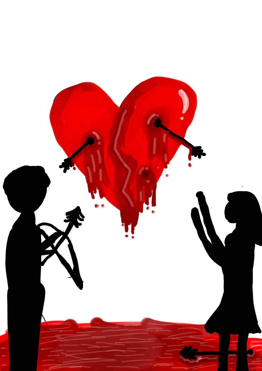 我一直在弥补你的心 你卻一直在伤害我的心 Kiki イラスト Art Street アートストリート