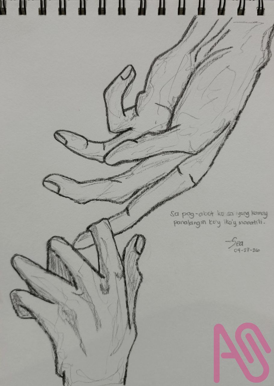 Let me hold your hand... Illust of heaven Drawings handsketch