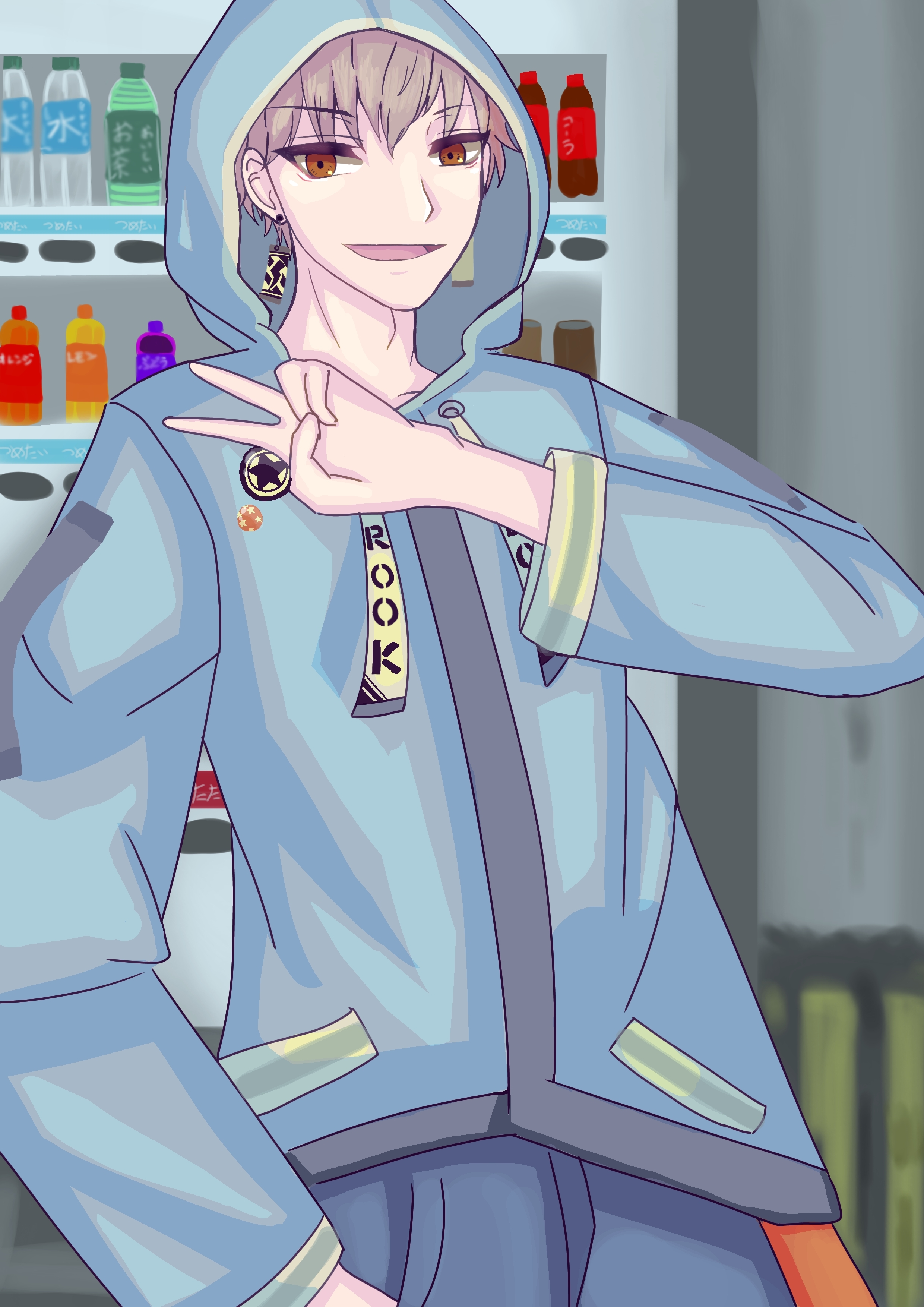 パーカー男子 Kuroneko イラスト Art Street アートストリート パーカー男子 Kuroneko イラスト Art Street アートストリート