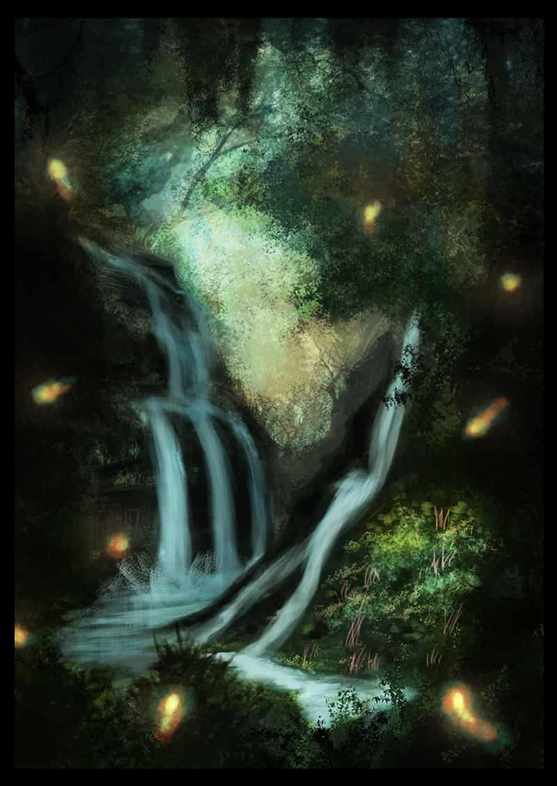 精霊が住む森 深海碧 Illustrations Art Street