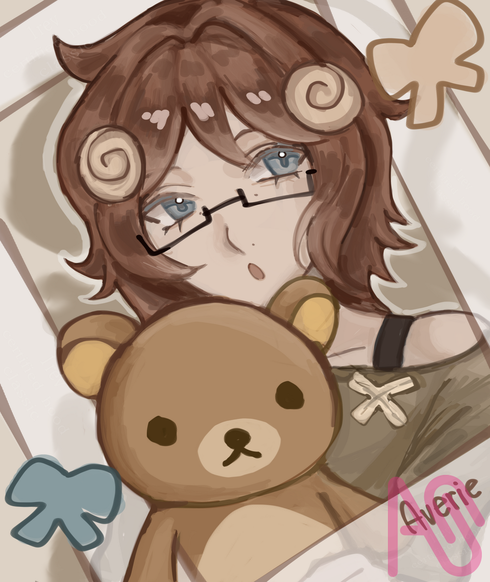 Photo Strip Illust of UTOPIC fanart female drawing illustration art anime cute digital oc animegirl