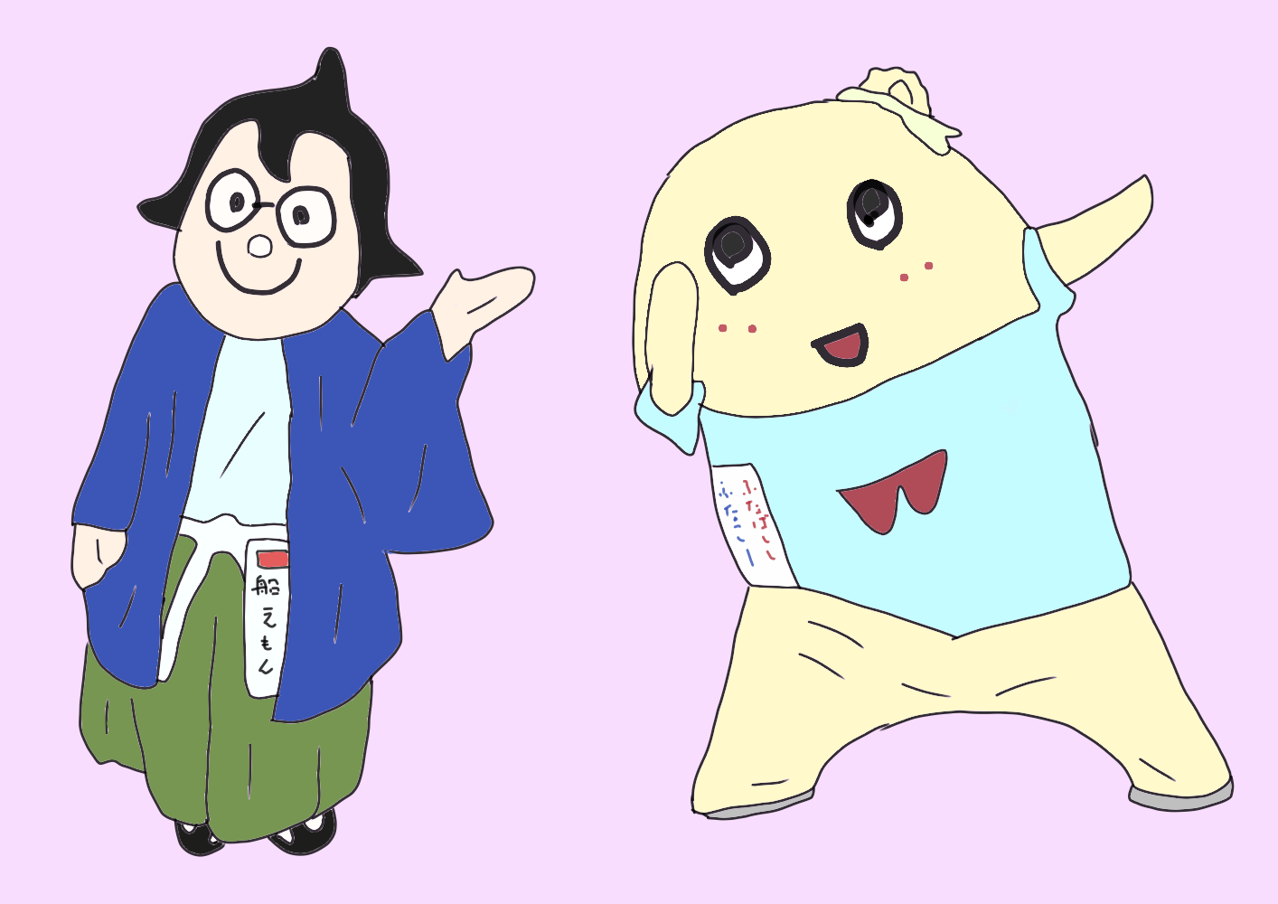 船橋市のゆるキャラ1 マカ ダミアン Illustrations Art Street
