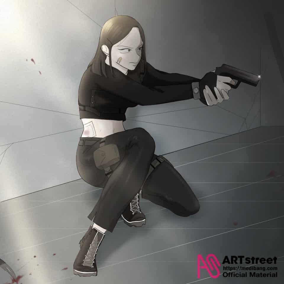 권총 유성아 イラスト Art Street アートストリート