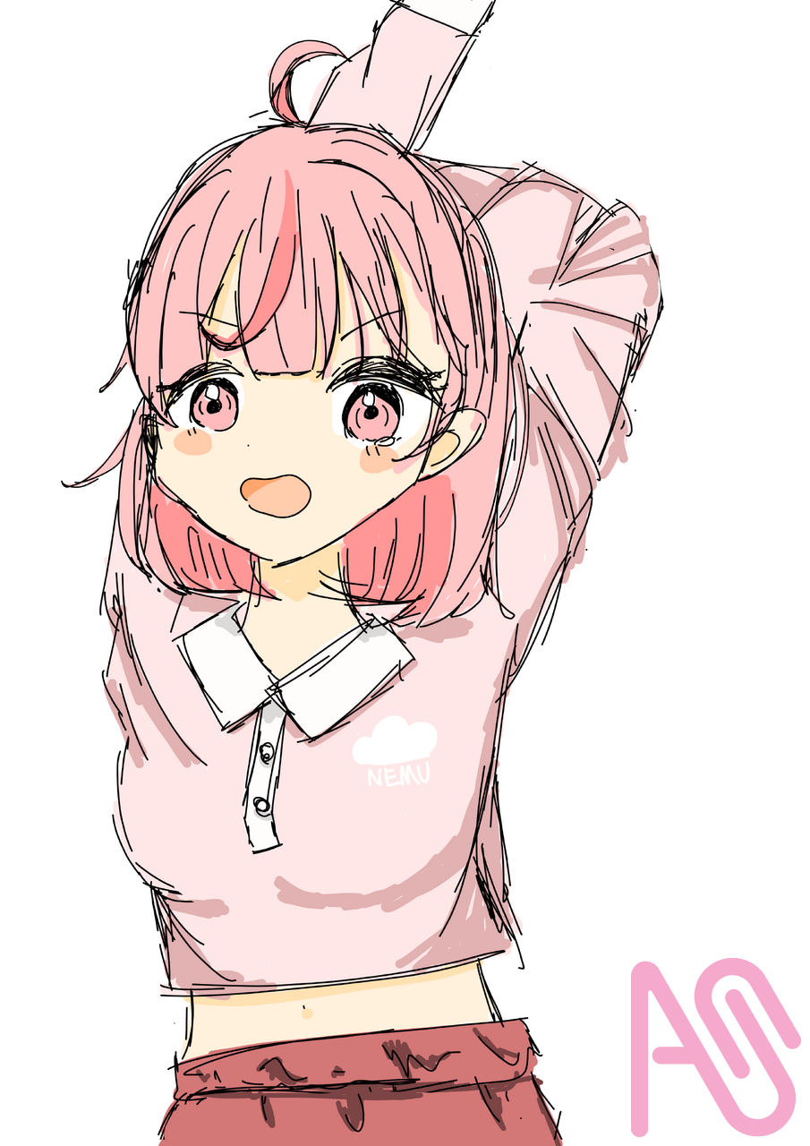 超コスプレ姫！！ Illust of Honobono fanfic girl pink メディバンペイント smile oc かぐや 彩葉 ヤチヨ 超かぐや姫
