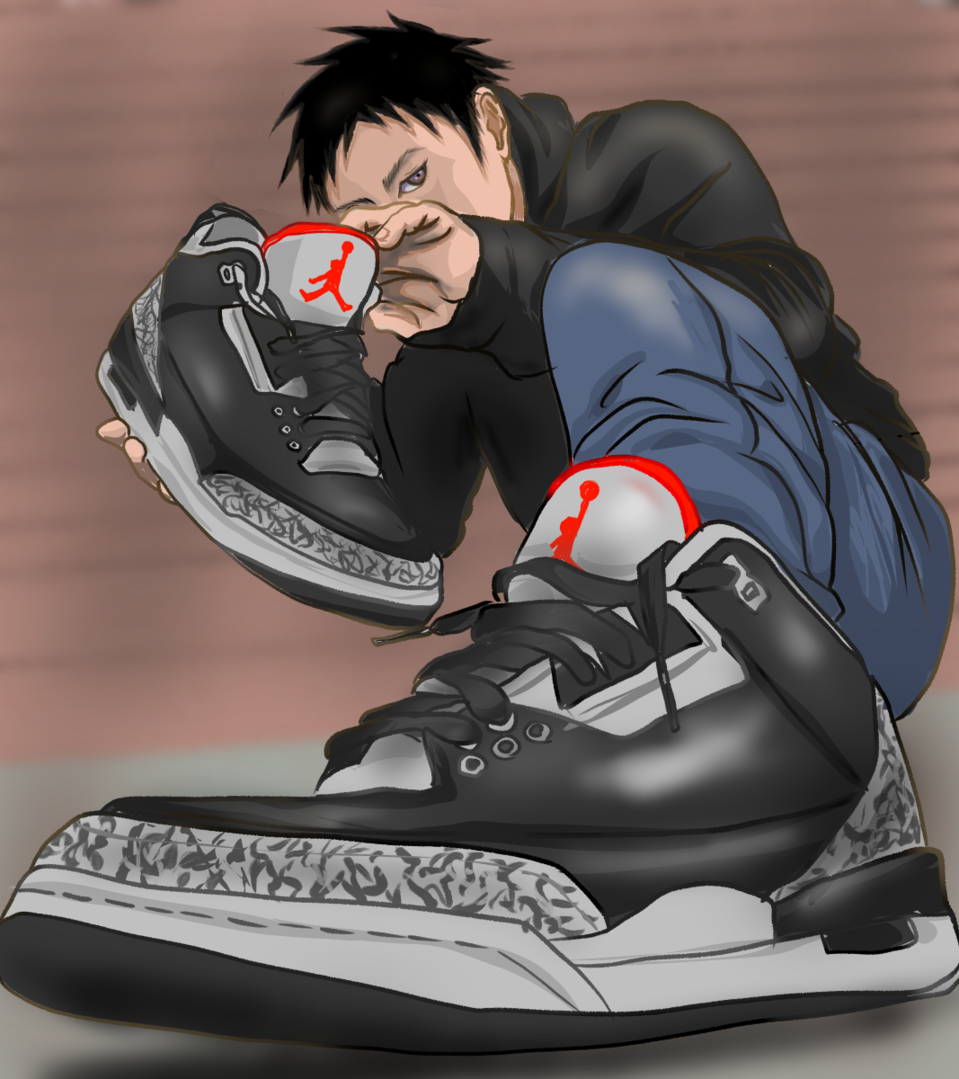 cartoon jordan 3