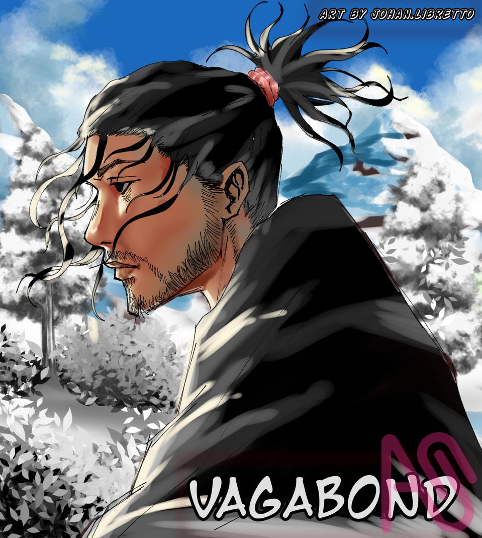 Miyamoto mushashi 🌊 Illust of Johan.libretto Comics illustration art anime digital digitalpainting scenery mountain mangaart miyamotomusashi