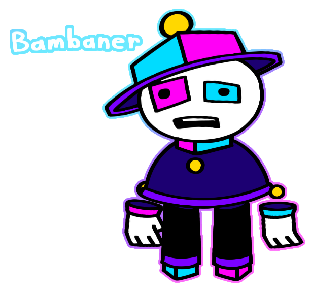 Tasty colors yum Illust of Kebby Shapes Woah Daveandbambi Dnb DDE DimensionalDeepEnd