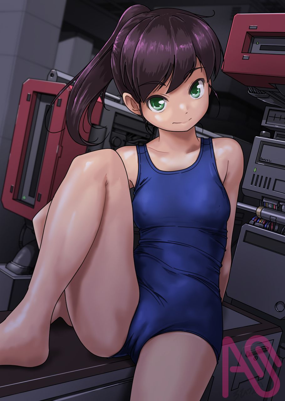 何の装置か分かんない Illust of ろひつか girl スク水 oc