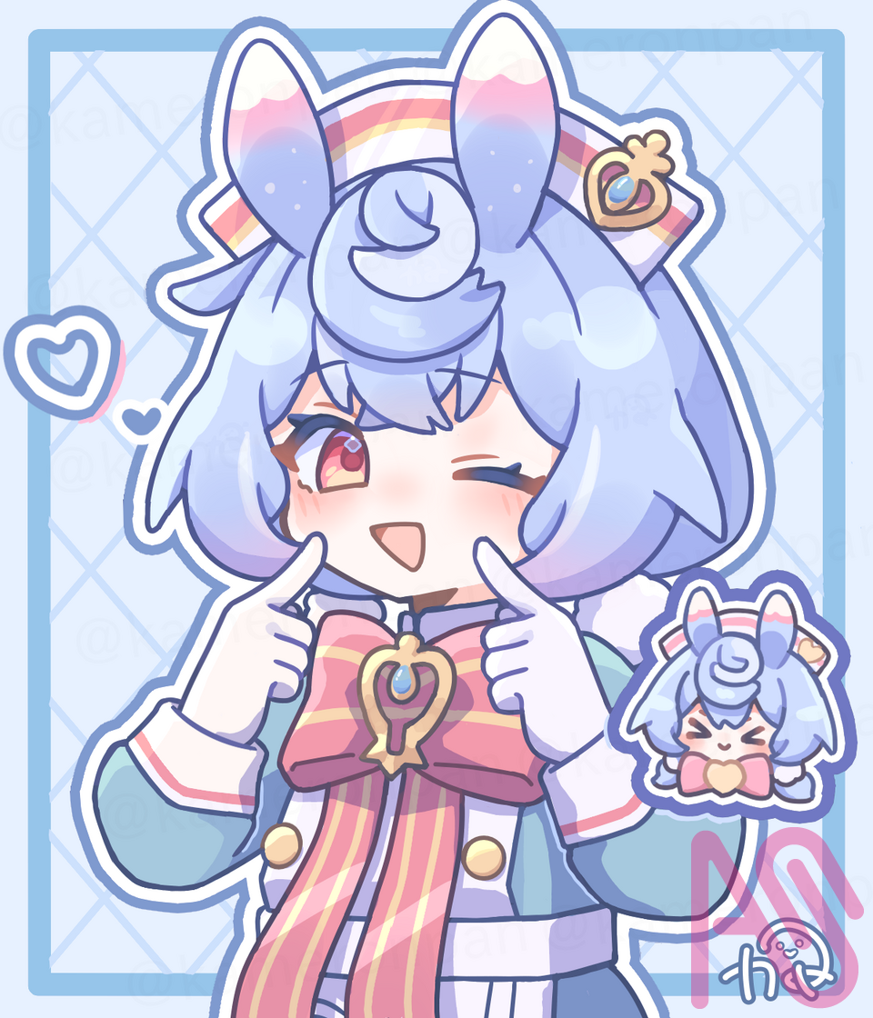 シグウィン生誕祭2026！ Illust of かめろんぱん girl fanart blue kawaii 誕生日イラスト GenshinImpact シグウィン シグウィン生誕祭2026